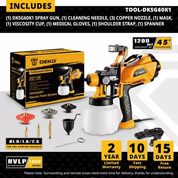DEKO DKSG60K1 Электрический краскопульт
