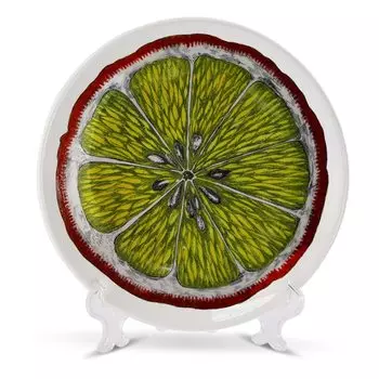 Декоративная керамическая тарелка Wave Risk