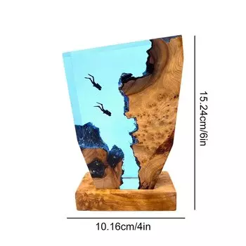 Декоративная лампа VKTECH "Подводная пещера"