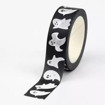 Декоративная лента GREATHOPE WASHI TAPE белая 10 м