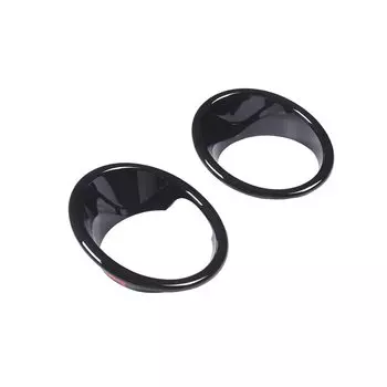 Декоративная накладка на переднюю противотуманную фару ST, текстура из АБС-пластика и углеродного волокна, для BMW X5 F15 2014-2018, аксессуары для автомобиля