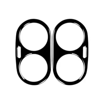 Декоративная накладка на приборную панель с вентиляционным отверстием, наклейка на крышку для Tiguan 2013, 2014, 2015, 2016, 2017, внутренние аксессуары для автомобиля, углеродное волокно