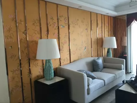 Декоративная настенная бумага ручная роспись шелковые обои живопись цветы с птицами ручная роспись обои много фотографий на выбор