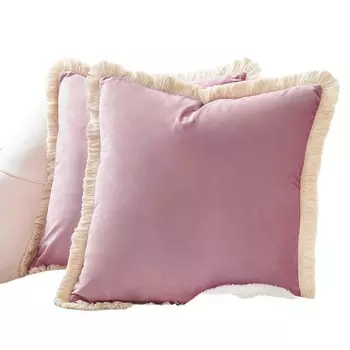 Декоративная наволочка из полиэстера/хлопка 45x45 см