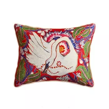 Декоративная наволочка Medicci Home зеленая