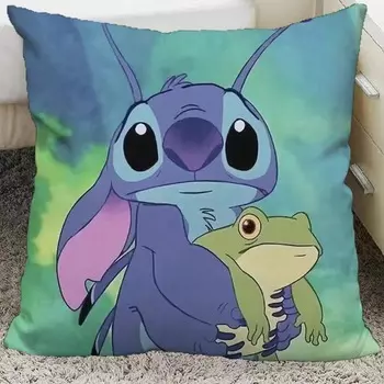 Декоративная наволочка MINISO Stitch 40x40 см