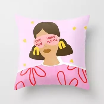 Декоративная наволочка Nordic Pink 40x40 см