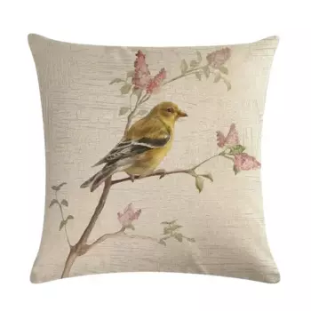 Декоративная наволочка YIERNINL американская сельская серия с птичьим узором