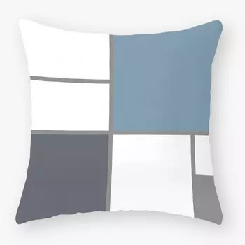 Декоративная подушка FUNHOM красная геометрическая