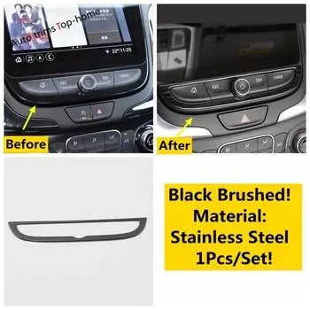 Декоративная рамка вентиляционного отверстия переменного тока/мультимедийная кнопка/подстаканник для воды, крышка панели, аксессуары для Chevrolet Equinox 2017-2022