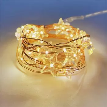 Декоративная светодиодная гирлянда ECLH с медной проволокой 2 м