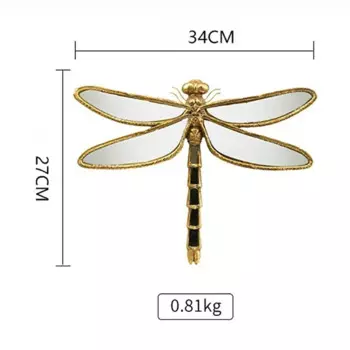 Декоративное зеркало-бабочка OMGD цветное