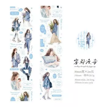 Декоративные клейкие ленты Amengguo для скрапбукинга