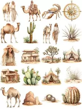 Декоративные наклейки для альбома TIAMECH, 12 шт.