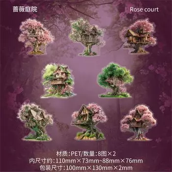 Декоративные наклейки для дневника Mengtai