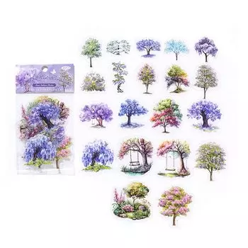 Декоративные наклейки для скрапбукинга Alideco 40 шт.