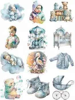 Декоративные наклейки для скрапбукинга TIAMECH