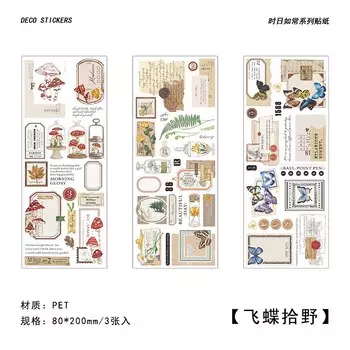 Декоративные наклейки Mengtai с растениями, цветами, хлебом