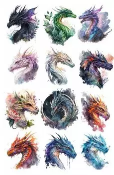 Декоративные наклейки TIAMECH 12 шт.