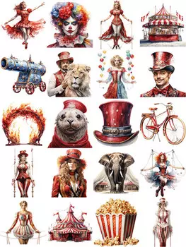 Декоративные наклейки TIAMECH в стиле ретро