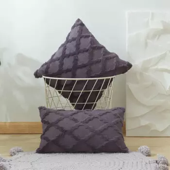 Декоративные наволочки Boho из искусственного меха