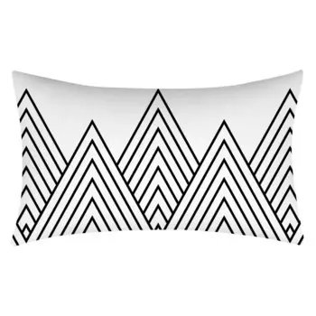 Декоративные наволочки MOEOIO 30x50 см черно-белые