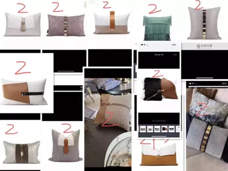 Декоративные подушки с принтом, 45 х45 см