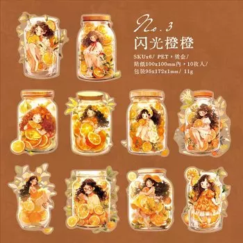 Декоративные стикеры для дневников Amengguo