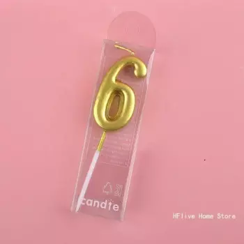 Декоративные свечи MOONBIFFY в форме цифр