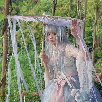 Декоративный шелковый зонтик Aprilis Garden