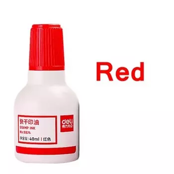 Deli 9874 Чернила для штампов 40 мл