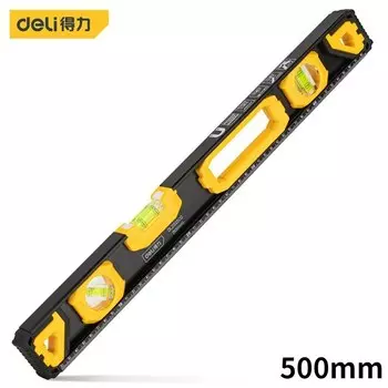 Deli твердый алюминиевый уровень 300/400/500 мм