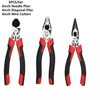 Deli Универсальные плоскогубцы 3 шт.