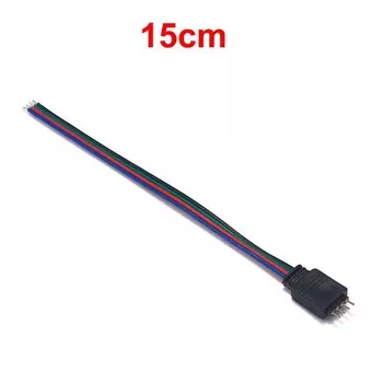 DelightFire 4 pin male connector cable wires