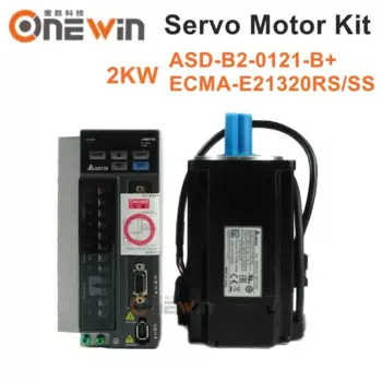 Delta 2 кВт, 2000 об/мин, 130 нм, мм, SS + набор привода серводвигателя переменного тока и кабель 3 м с тормозом