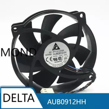 Delta AUB0912HH 9 см 0,6 А 12 В 9025 ШИМ контроль температуры и регулирование скорости Вентилятор охлаждения процессора