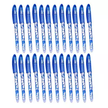 DELVTCH стираемые гелевые ручки 0,5 мм, синий, черный