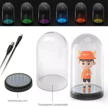 Демонстрационная коробка для игровых кукол, светодиодная витрина для кукол Nintendo Switch Amiibo, прозрачные гаражные наборы для хранения товара