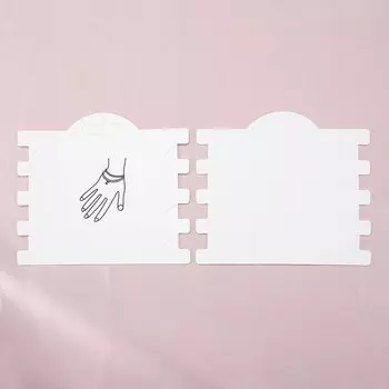 Демонстрационные Карточки Для Ювелирных Браслетов «сделай Сам», Набор 25/50 Шт., Держатели Для Бумажных Упаковочных Этикеток 9