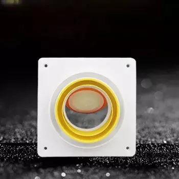 Задний демпфер для предотвращения обратного потока воздуховодов, встроенный дефлектор вентилятора, задний демпфер для выхлопной трубы, обратный клапан вентилятора