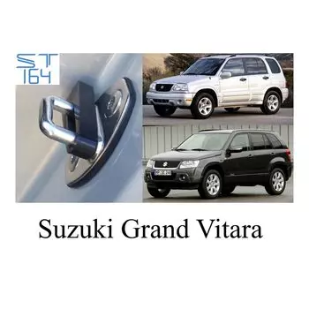 Демпферы замков дверей Suzuki Grand Vitara (шумоизоляция дверных замков, шумоизоляция дверей, буфер дверей, тюнинг)