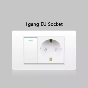 DepoGuye 118 серия, 2-х клавишный переключатель с розеткой USB Type-C, белый