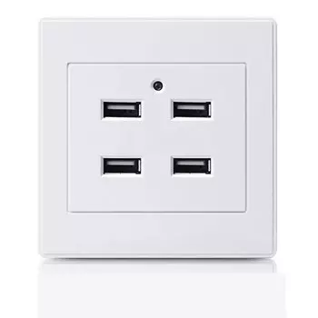 DepoGuye 4-портовая USB-розетка с подсветкой