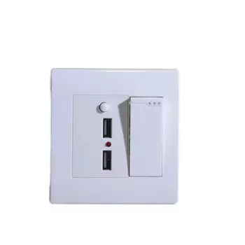 DepoGuye двойная USB-розетка с выключателем