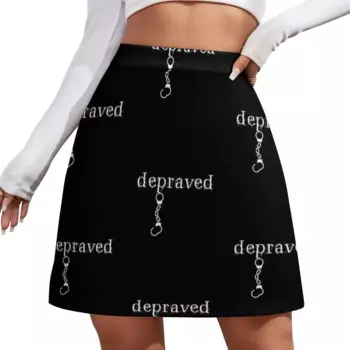 Depraved наручники подвесная темная однотонная мини-юбка короткие женские юбки короткие юбки для женщин Сексуальная короткая мини-юбка s