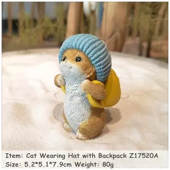 Деревенские фигурки белки и кошки EVERYDAY COLLECTION