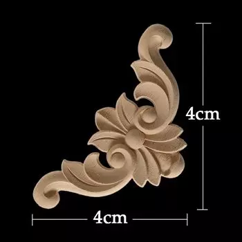 Деревянная аппликация цветок WMQE