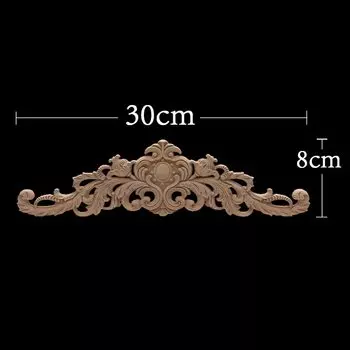 Деревянная аппликация цветок WMQE