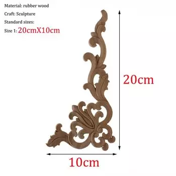 Деревянная аппликация RUNBAZEF с цветами