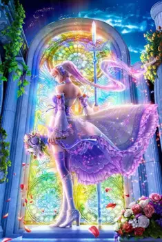 Деревянная головоломка принцесса Лилия, 1000 шт., бумажная головоломка ersion, развивающие игрушки для взрослых и детей